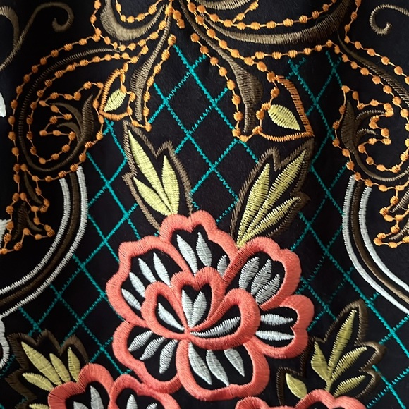 Anthropologie Moulinette Soeurs Perennial Flora Embroidered Dress - Picture 13 of 17